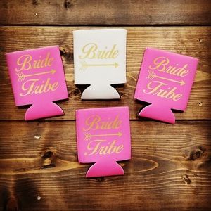Bridal Party Custom Can Holders